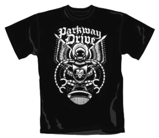PARKWAY DRIVE - Robot White - pánske tričko