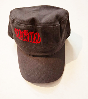 THE EXPLOITED - Big Red Logo - šedá šiltovka army cap
