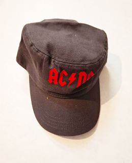 AC/DC - Big Red Logo - šedá šiltovka army cap