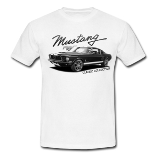 FORD MUSTANG - Legendary Classic Collection - biele pánske tričko