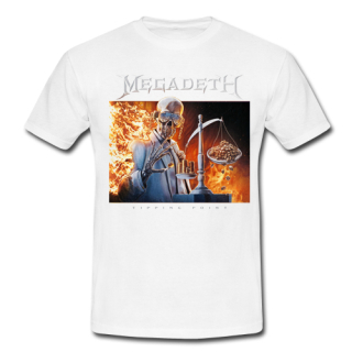MEGADETH - Tipping Point - biele pánske tričko
