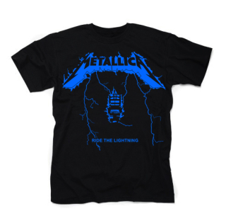METALLICA - Ride The Lightning Blue Motive - čierne detské tričko