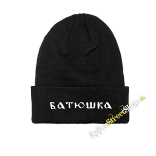 BATUSHKA - Logo White - zimná čiapka