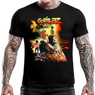 GORILLAZ - The Mountain - čierne pánske tričko