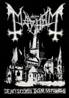 MAYHEM - De Mysteriis Dom Sathanas Motive 1 - chrbtová nášivka