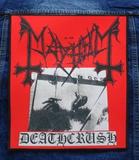 MAYHEM - Deathcrush Motive 2 - chrbtová nášivka