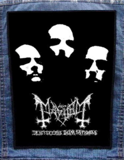 MAYHEM - De Mysteriis Dom Sathanas Band - chrbtová nášivka