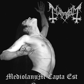 MAYHEM - Mediolanum Capta Est - štvorcová chrbtová nášivka