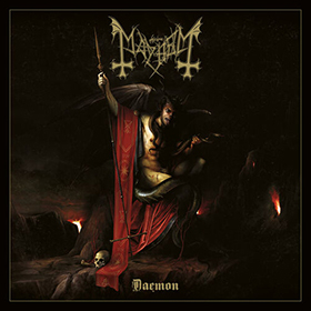 MAYHEM - Daemon - štvorcová chrbtová nášivka