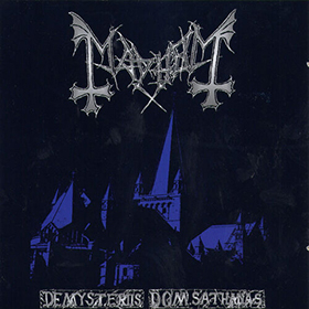 MAYHEM - De Mysteriis Dom Sathanas - štvorcová chrbtová nášivka