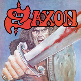 Fotonášivka SAXON - Debut Album Cover