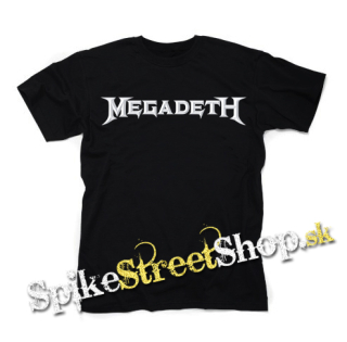 MEGADETH - Logo Final 2026 - čierne detské tričko