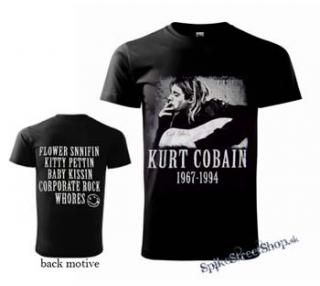 KURT COBAIN - 1967-1994 - čierne pánske tričko