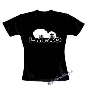 LMFAO - Logo - čierne dámske tričko