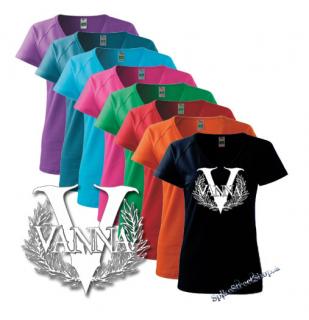 VANNA - White Logo - farebné dámske tričko
