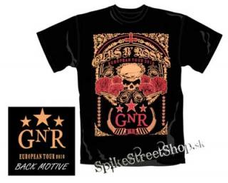 GUNS N ROSES - European Tour - čierne pánske tričko