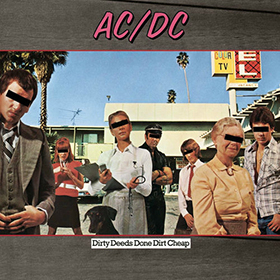 Fotonášivka ACDC - Dirty Deeds Done Dirt Cheap