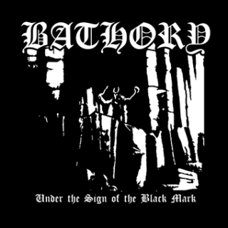 Fotonášivka BATHORY - Under the Sign of the Black Mark