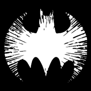 Fotonášivka BATMAN - Cracked Emblem