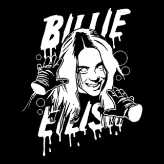 Fotonášivka BILLIE EILISH - Logo Portrait