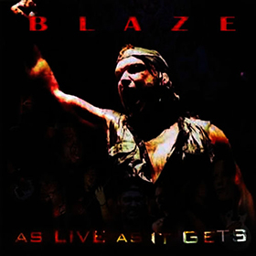Fotonášivka BLAZE BAYLEY - As Live As It Gets