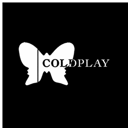 Fotonášivka COLDPLAY - Butterfly Logo