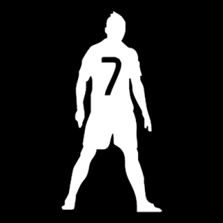 Fotonášivka CRISTIANO RONALDO - Silhouette 7