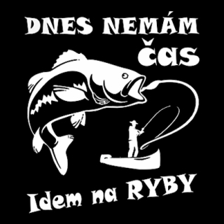 Fotonášivka DNES NEMÁM ČAS IDEM NA RYBY