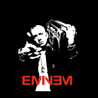 Fotonášivka EMINEM - Logo & Portrait
