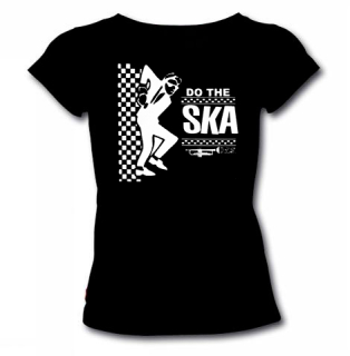 DO THE SKA - čierne dievčenské tričko