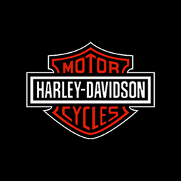 Fotonášivka HARLEY DAVIDSON - Red Crest Logo Motive 2