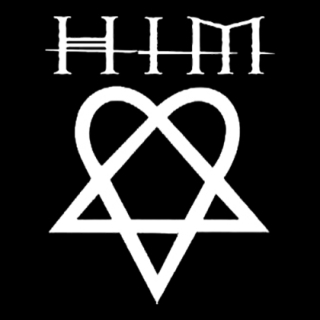 Fotonášivka HIM - Heartagram & Logo