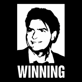 Fotonášivka CHARLIE SHEEN - Winning