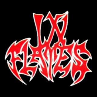 Fotonášivka IN FLAMES - Logo Old School