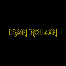 Fotonášivka IRON MAIDEN - Logo Yellow