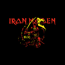Fotonášivka IRON MAIDEN - Red Yellow Senjutsu Samurai