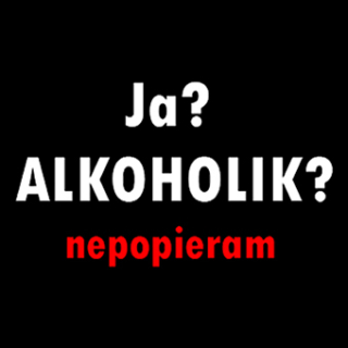 Fotonášivka JA ALKOHOLIK