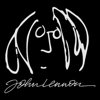 Fotonášivka JOHN LENNON - Face & Signature