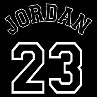 Fotonášivka JORDAN 23 - Logo Motive 2