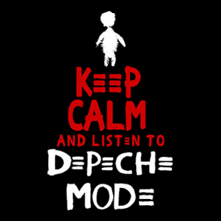 Fotonášivka KEEP CALM AND LISTEN TO DEPECHE MODE