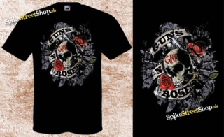 GUNS N ROSES - Ice Skull - čierne pánske tričko