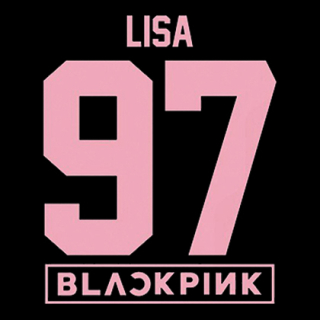 Fotonášivka LISA 97 - BLACKPINK - Pink Number Years