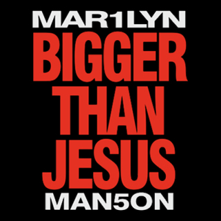Fotonášivka MARILYN MANSON - Bigger Than Jesus