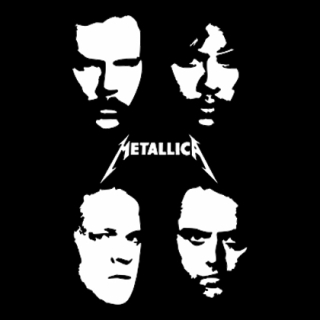 Fotonášivka METALLICA - Band Portrait Black Album