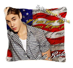 VÝPREDAJ !! JUSTIN BIEBER - American Portrait - vankúš