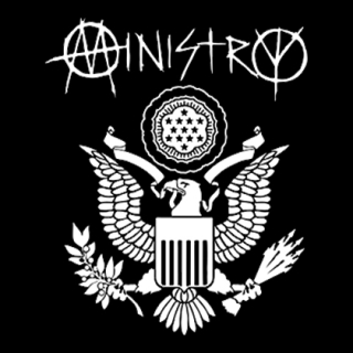 Fotonášivka MINISTRY - Eagle Seal na ČIERNE