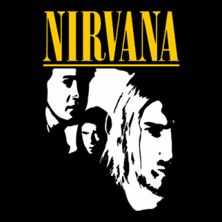 Fotonášivka NIRVANA - Yellow Logo Band