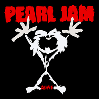 Fotonášivka PEARL JAM - Alive Red Black