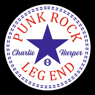 Fotonášivka PUNK ROCK LEGEND - Charlie Harper Color