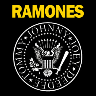 Fotonášivka RAMONES - Yellow Logo White Symbol